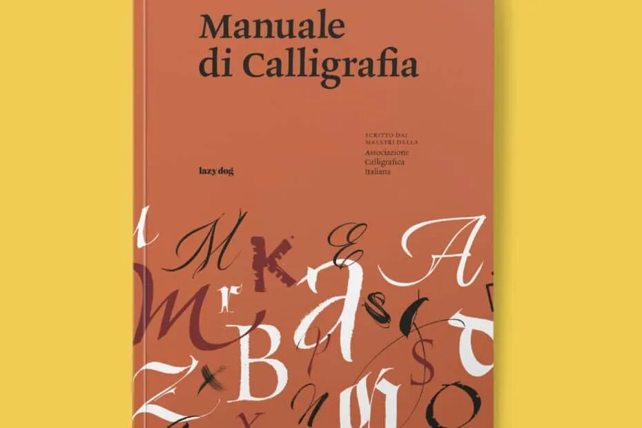 Copertina libro "Manuale di Calligrafia".