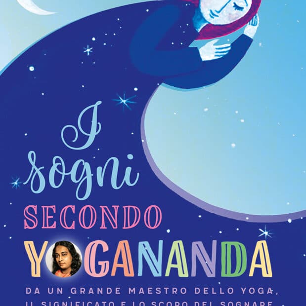 Illustrazione copertina libro sui sogni e lo yoga.