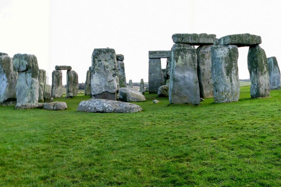 Antico monumento Stonehenge, Inghilterra.