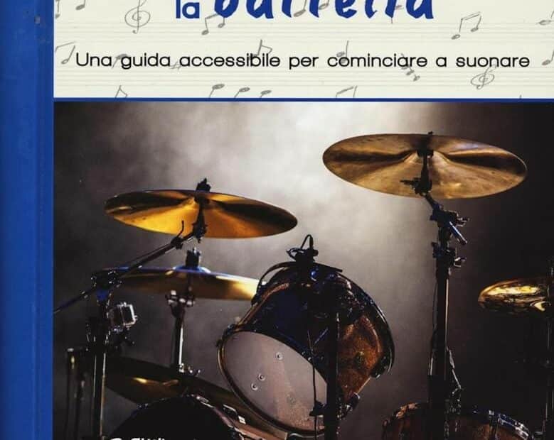 Copertina libro guida su come suonare la batteria.