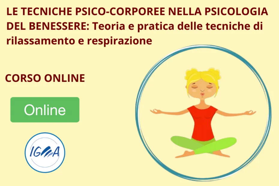 Banner corso online di tecniche di benessere.