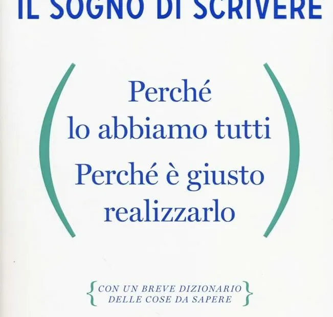 Copertina libro "Il sogno di scrivere" di Roberto Cotroneo.