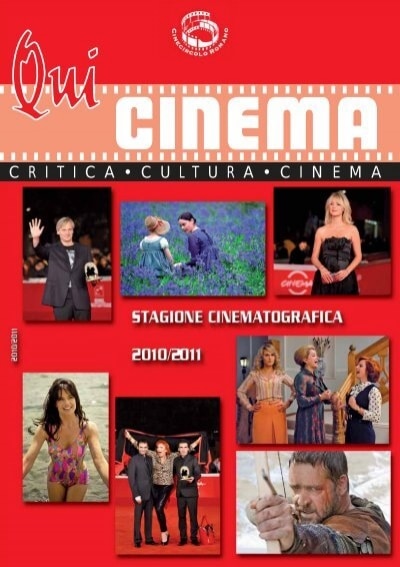 Locandina rivista Qui Cinema stagione 2010/2011.