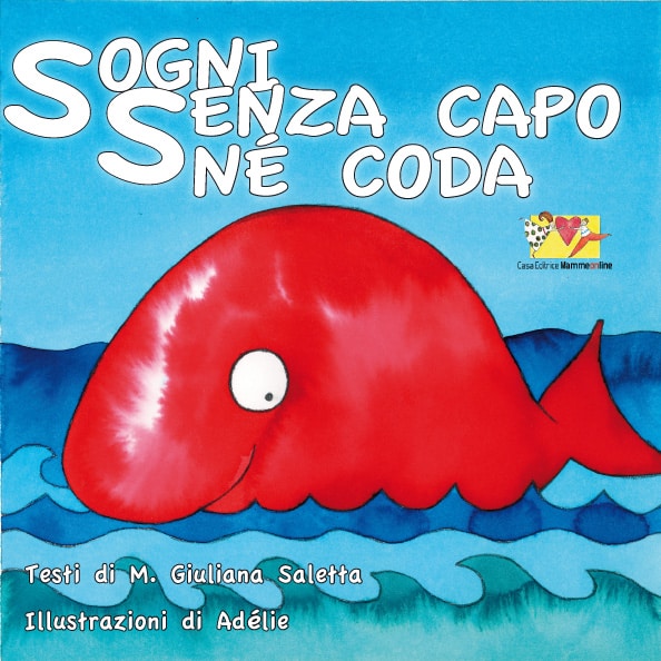 Pesciolino rosso in copertina libro "Sogni Senza Coda".