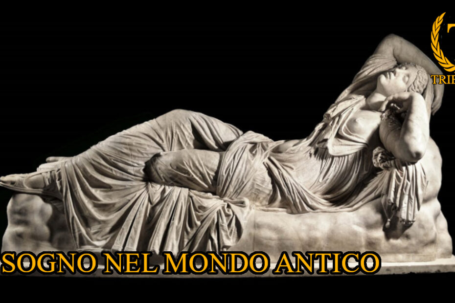 Statua classica dormiente, "Il Sogno nel Mondo Antico".